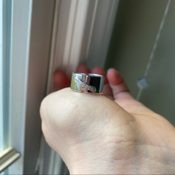 18k white gold ring (Chaumet liens style) - Picture 3 of 7